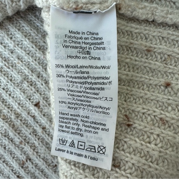 Madewell Speckled Ribbed Sweater Dress | Small - Picture 11 of 12